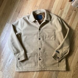 Levi’s Men’s XL Camel Tan Faux Wool Winter Chore Coat